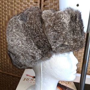 VTG Fur Trapper Flap Hat